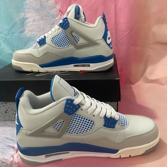 Air Jordan 4 Retro Military Industrial Blue - Picture 11 of 11